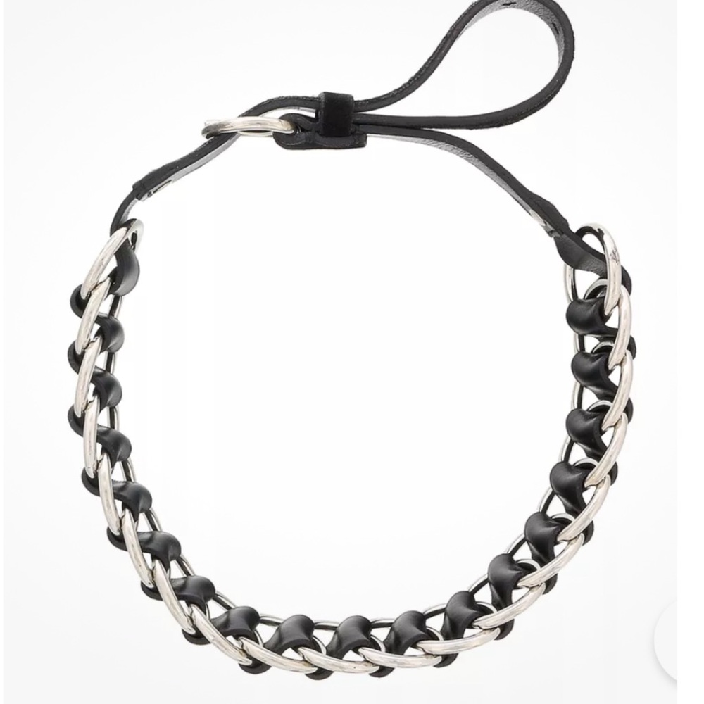 MuiMui Black and Silver Necklace